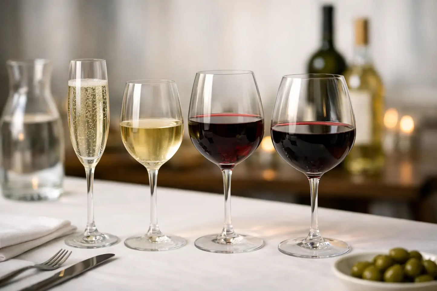 Calici vino: come sceglierli per la tavola