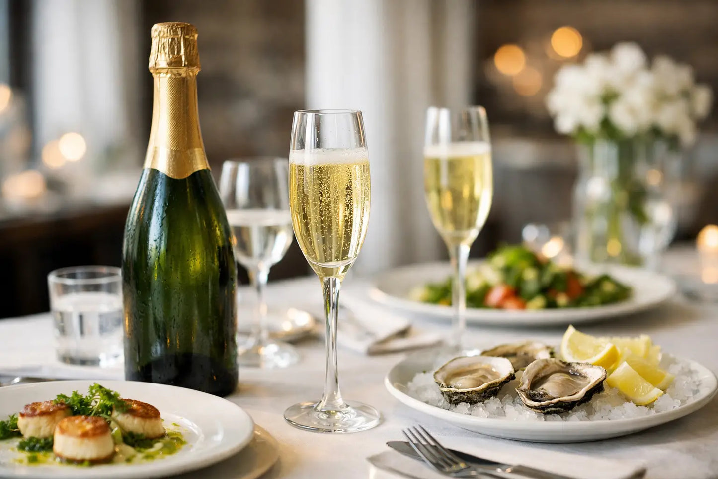 Guida agli Champagne Blanc de Blancs per la tavola