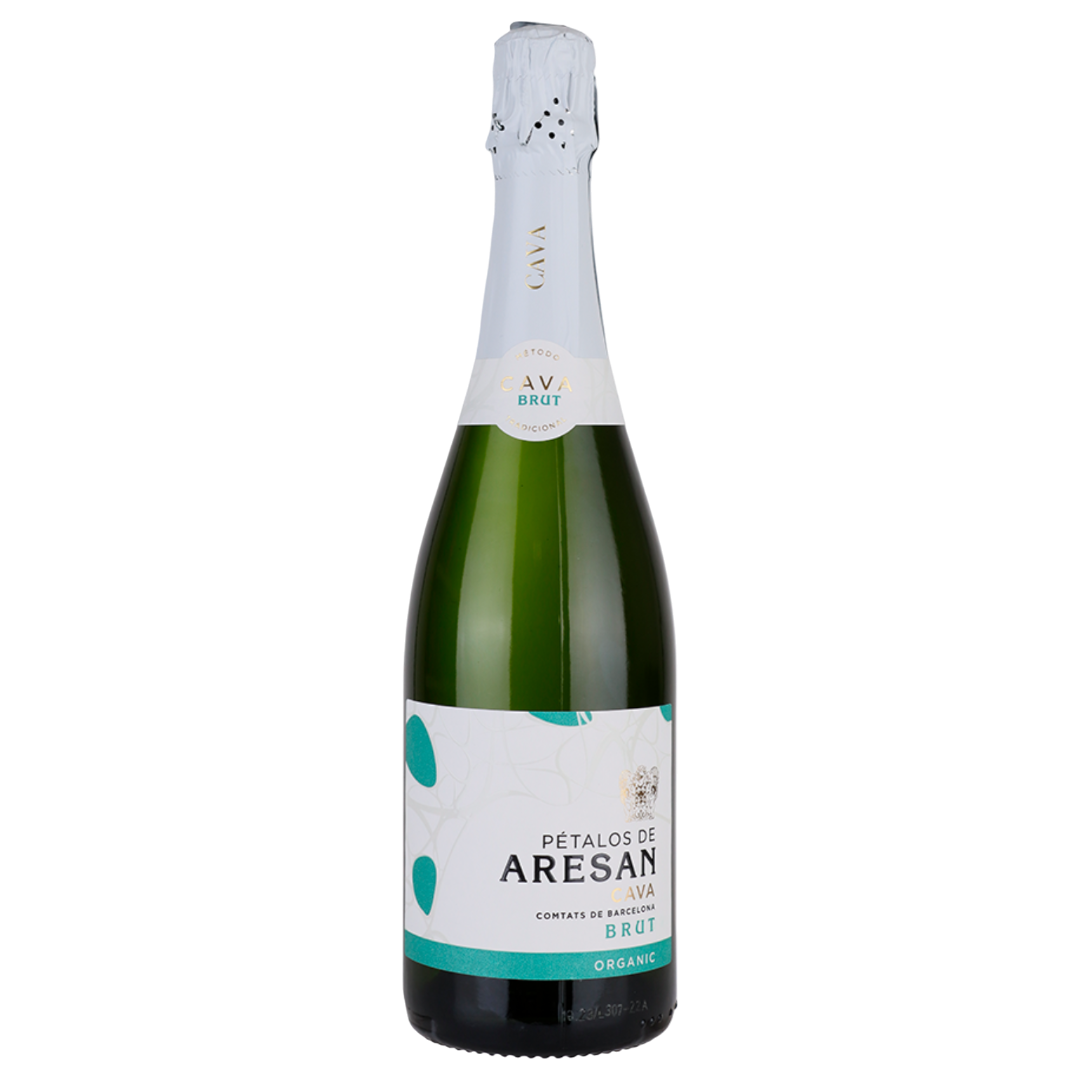 Uveggiando Enoteca Online|Castillo De Aresan | "Petalos" Cava Brut | Bio|Vegano (Xarello, Macabeo, Parellada)