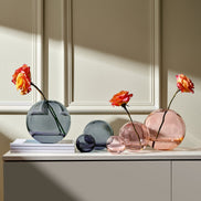 Uveggiando - Mars Vase Medium Steel Apricot