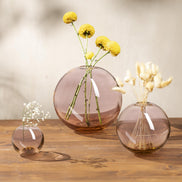 Uveggiando - Mars Vase Medium Steel Apricot