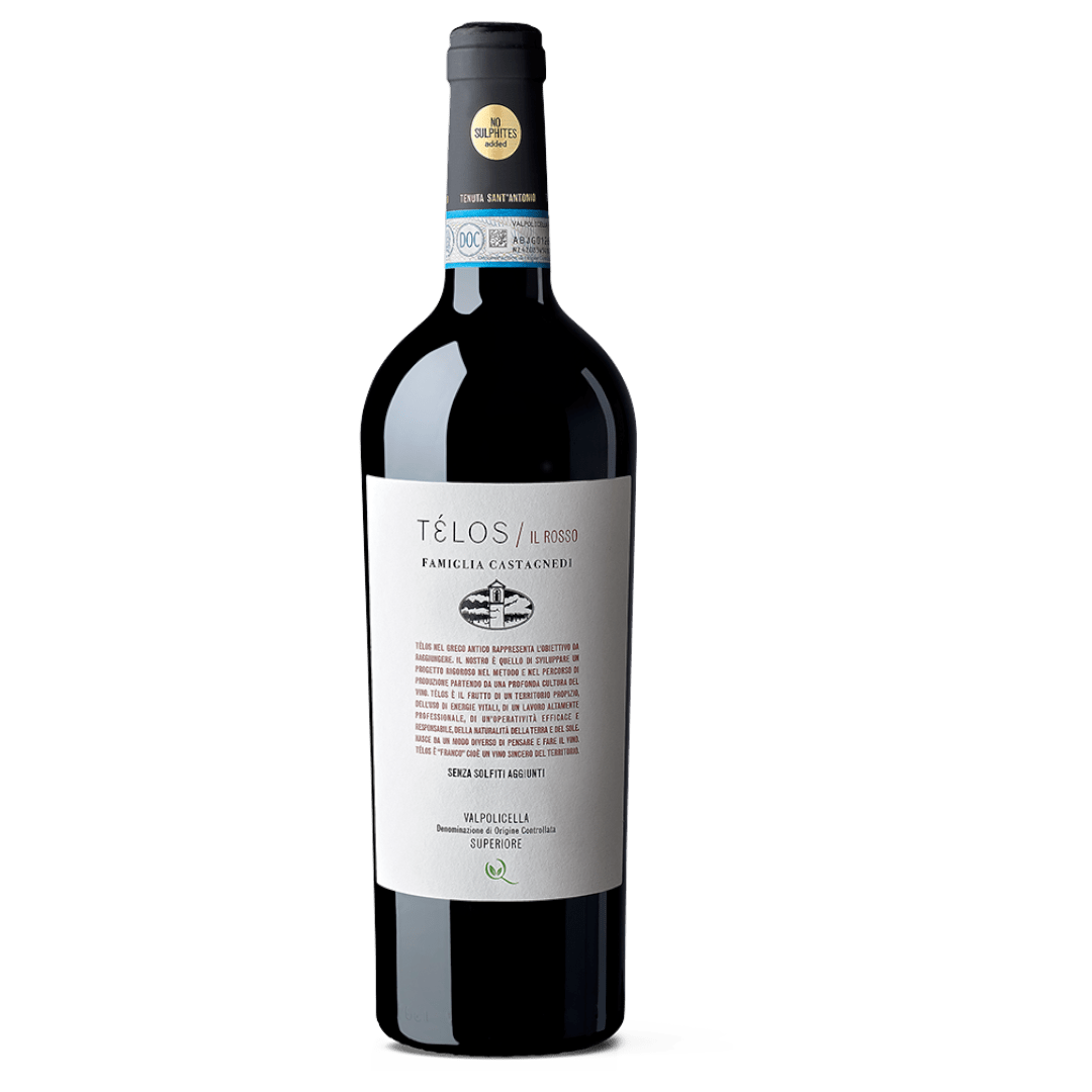 Uveggiando - TENUTA SANT'ANTONIO - “Télos il Rosso” Valpolicella Superiore - DOC (senza solfiti aggiunti)